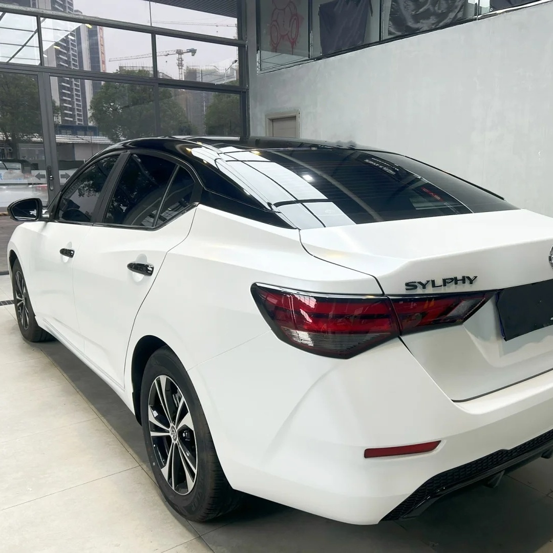 Ravoony Basic Pure Metal White Car Vinyl Wrap