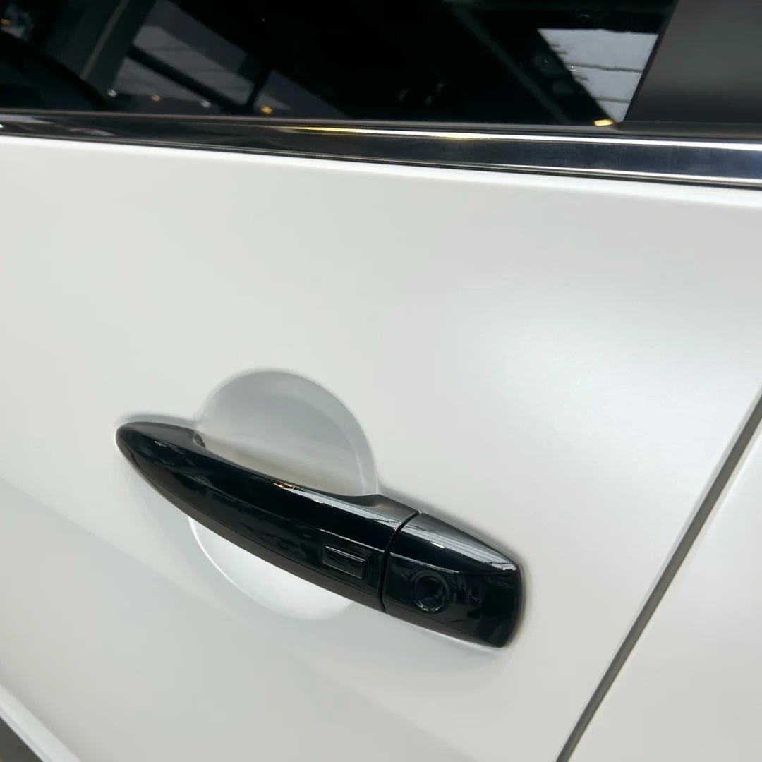 Ravoony Basic Pure Metal White Car Vinyl Wrap