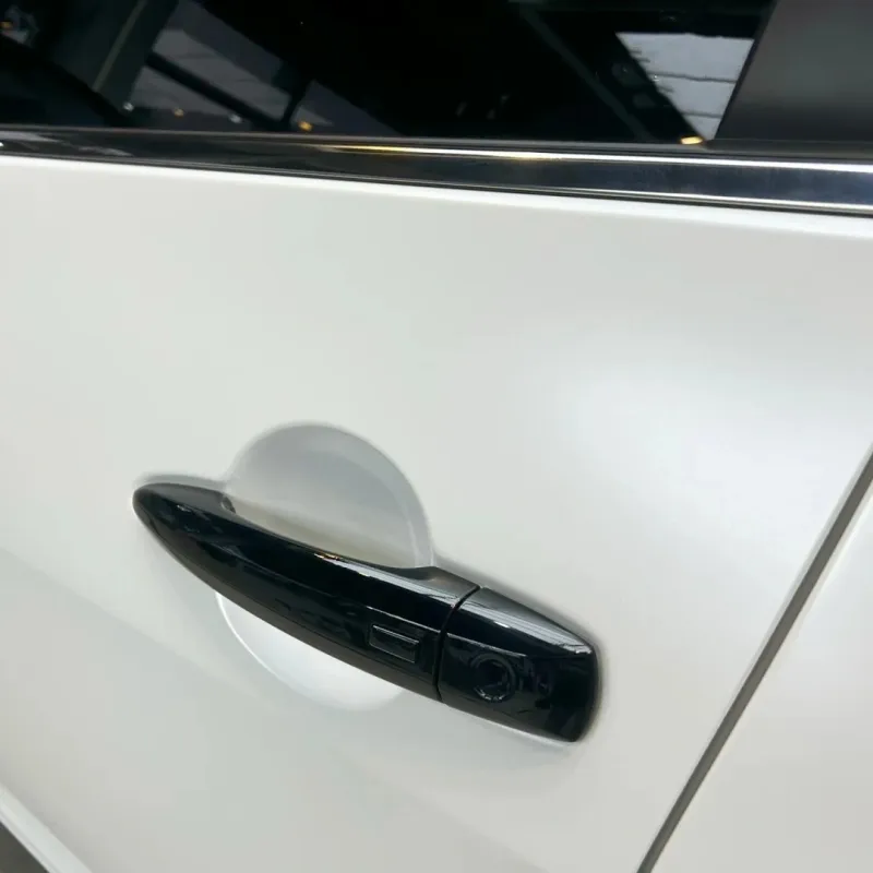 Ravoony Basic Pure Metal White Car Vinyl Wrap
