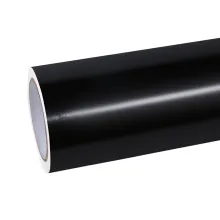 Satin Black Car Wrap
