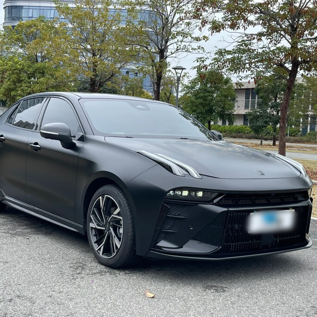 Satin Black Car Wrap