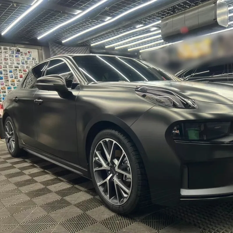 Ravoony Basic Pure Metal Black Car Vinyl Wrap