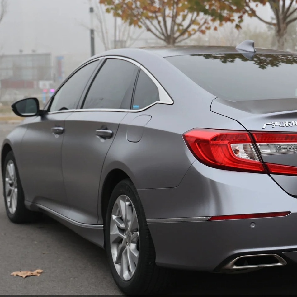 Ravoony Basic Pure Metal Carbon Grey Car Vinyl Wrap