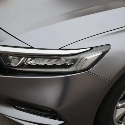 Ravoony Basic Pure Metal Carbon Grey Car Vinyl Wrap 02