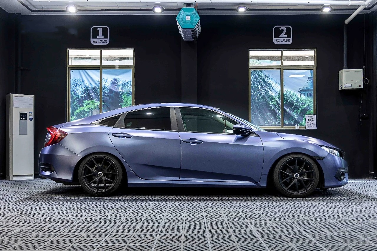 Ravoony Basic Pure Metallic Midnight Blue Vinyl Wrap