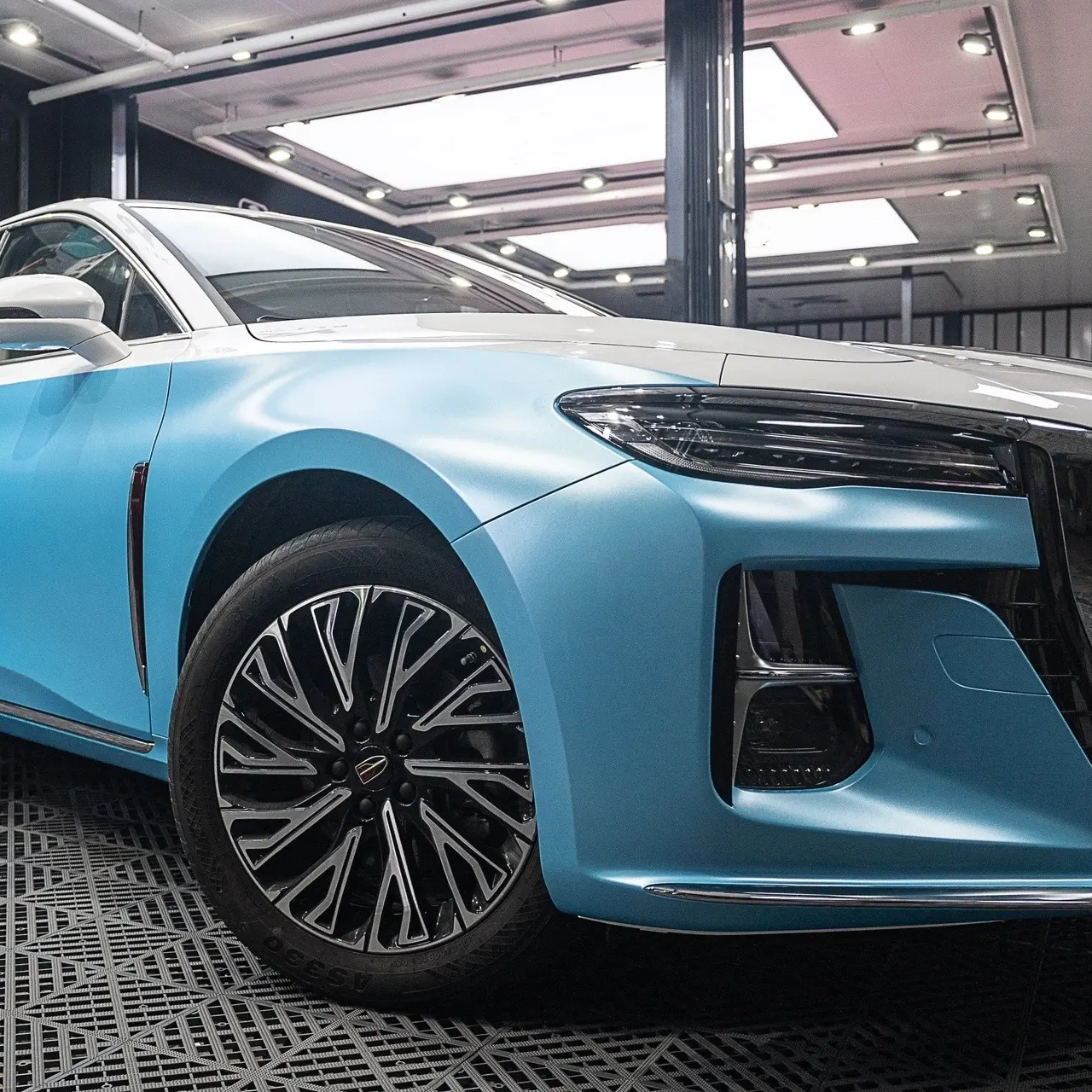 Ravoony Basic Pure Metallic Sky Blue Vinyl Wrap