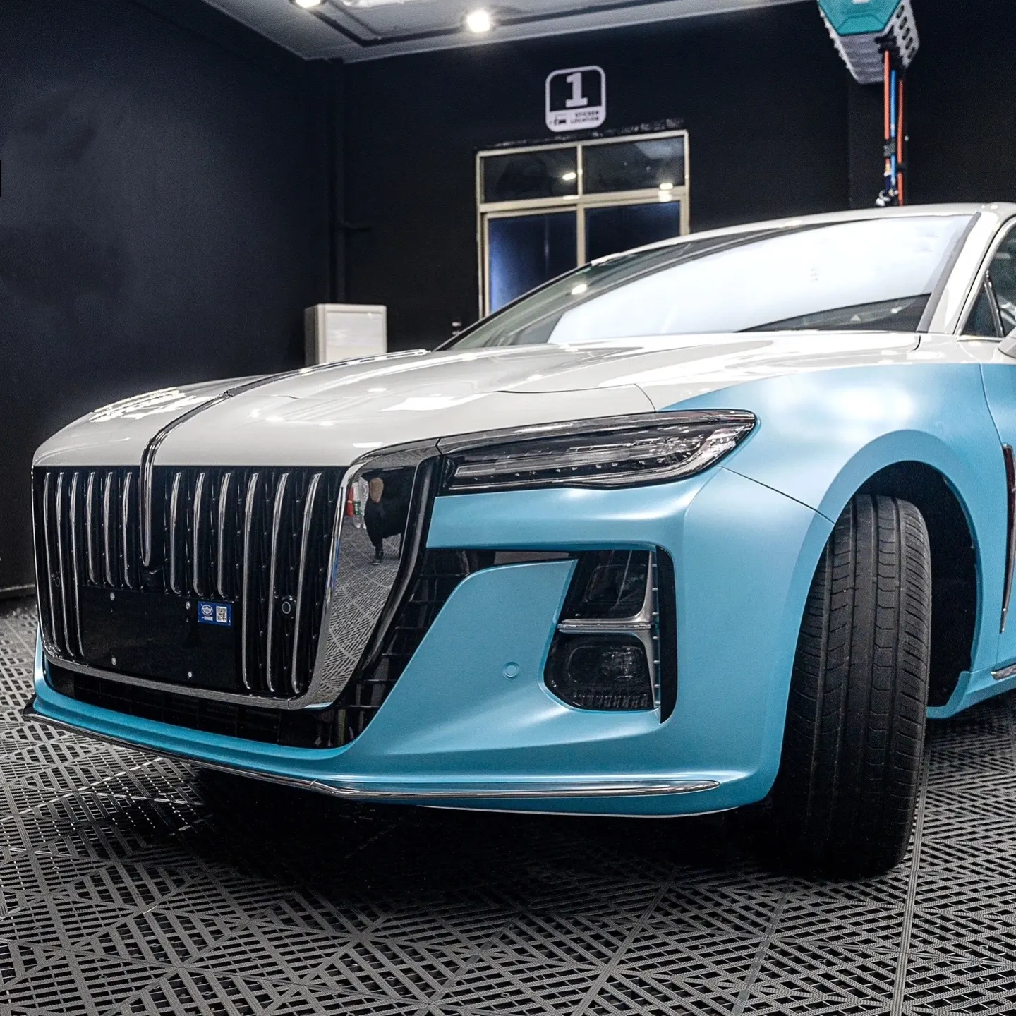 Ravoony Basic Pure Metallic Sky Blue Vinyl Wrap