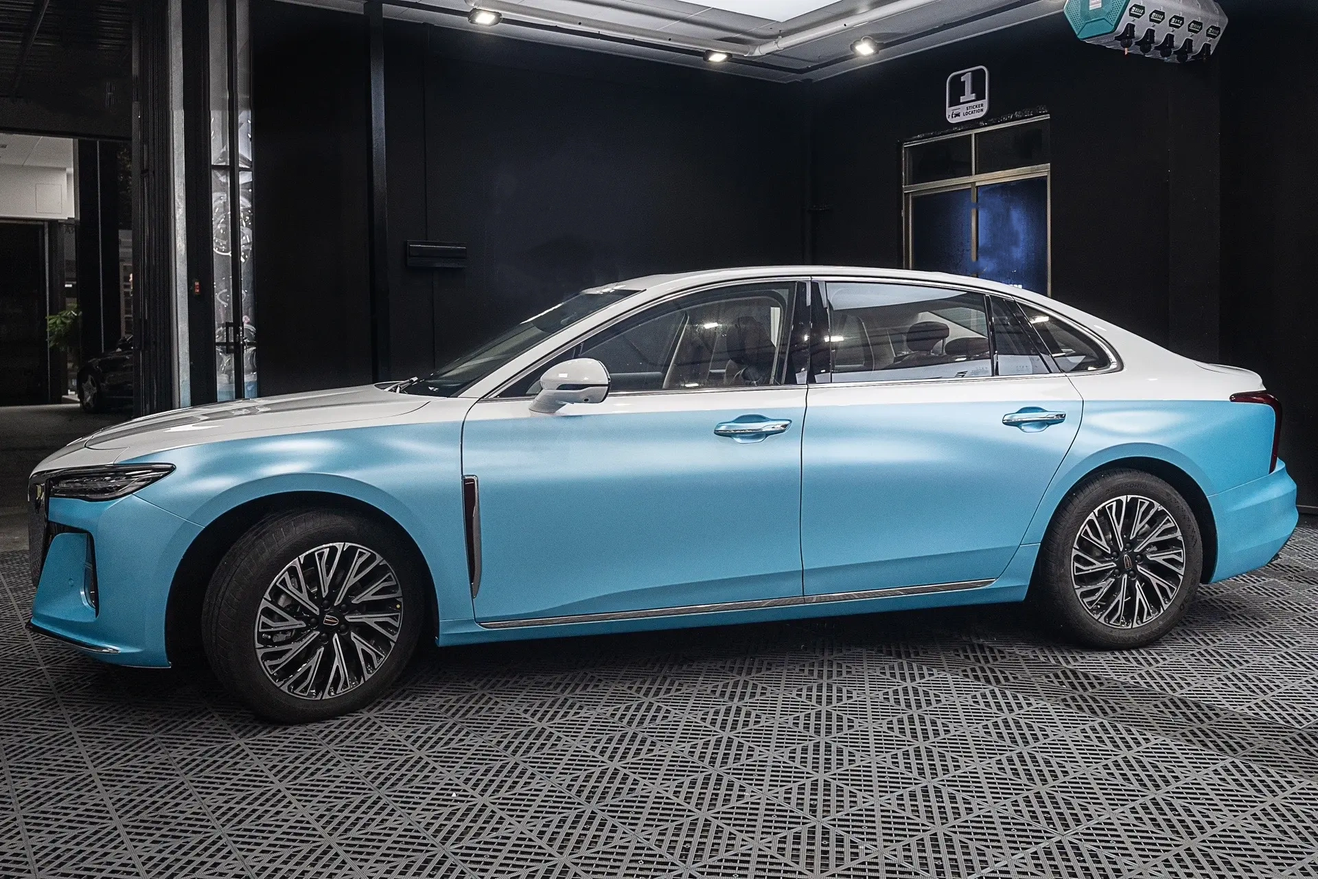 Ravoony Basic Pure Metallic Sky Blue Vinyl Wrap