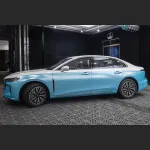 Ravoony Basic Pure Metallic Sky Blue Vinyl Wrap