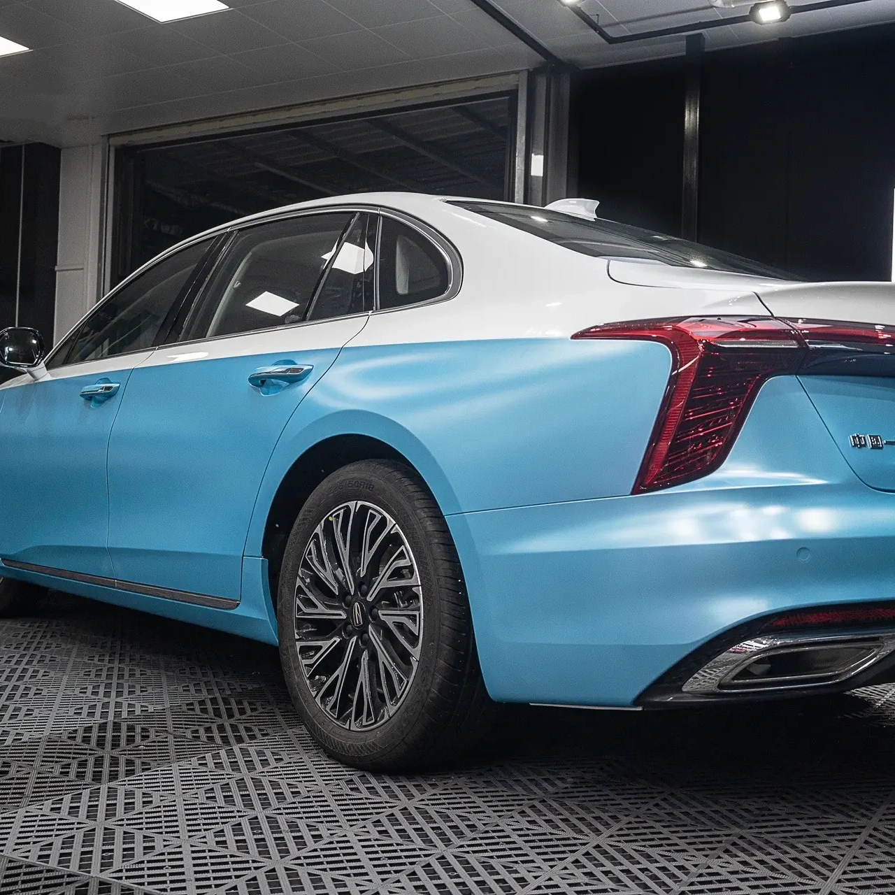 Ravoony Basic Pure Metallic Sky Blue Vinyl Wrap