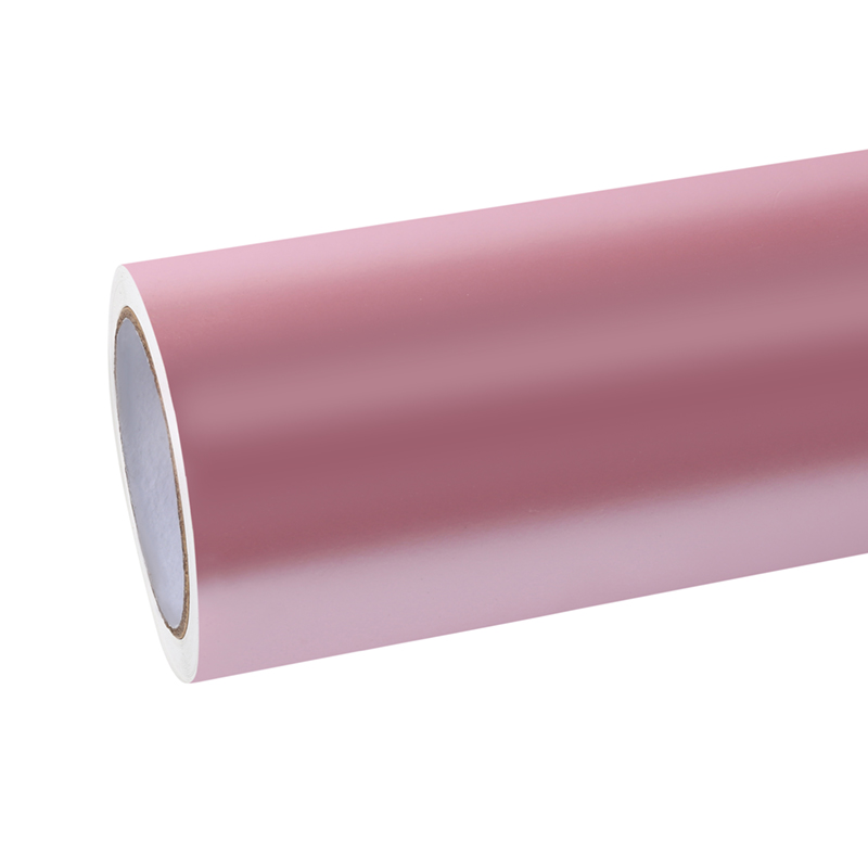 Ravoony Basic Pure Metal Cherry Pink Car Vinyl Wrap