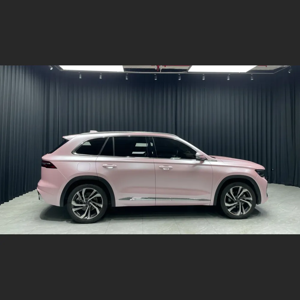 Ravoony Basic Pure Metal Cherry Pink Car Vinyl Wrap