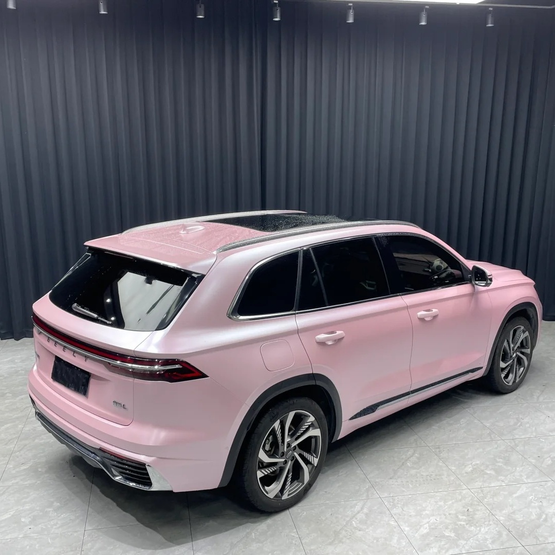 Ravoony Basic Pure Metal Cherry Pink Car Vinyl Wrap
