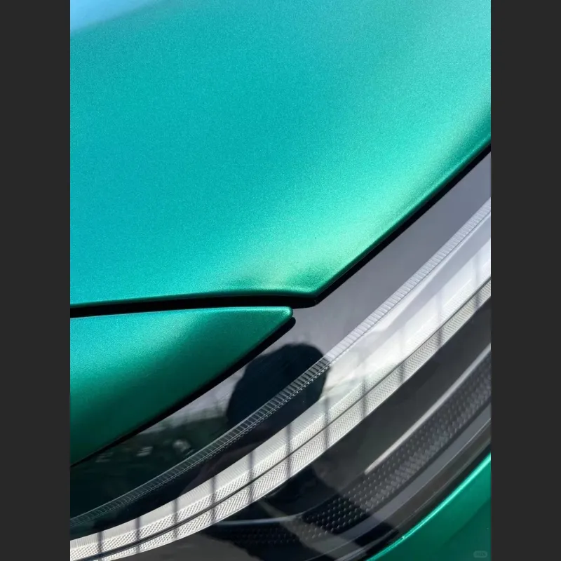 Ravoony Basic Pure Metal Emerald Green Car Wrap