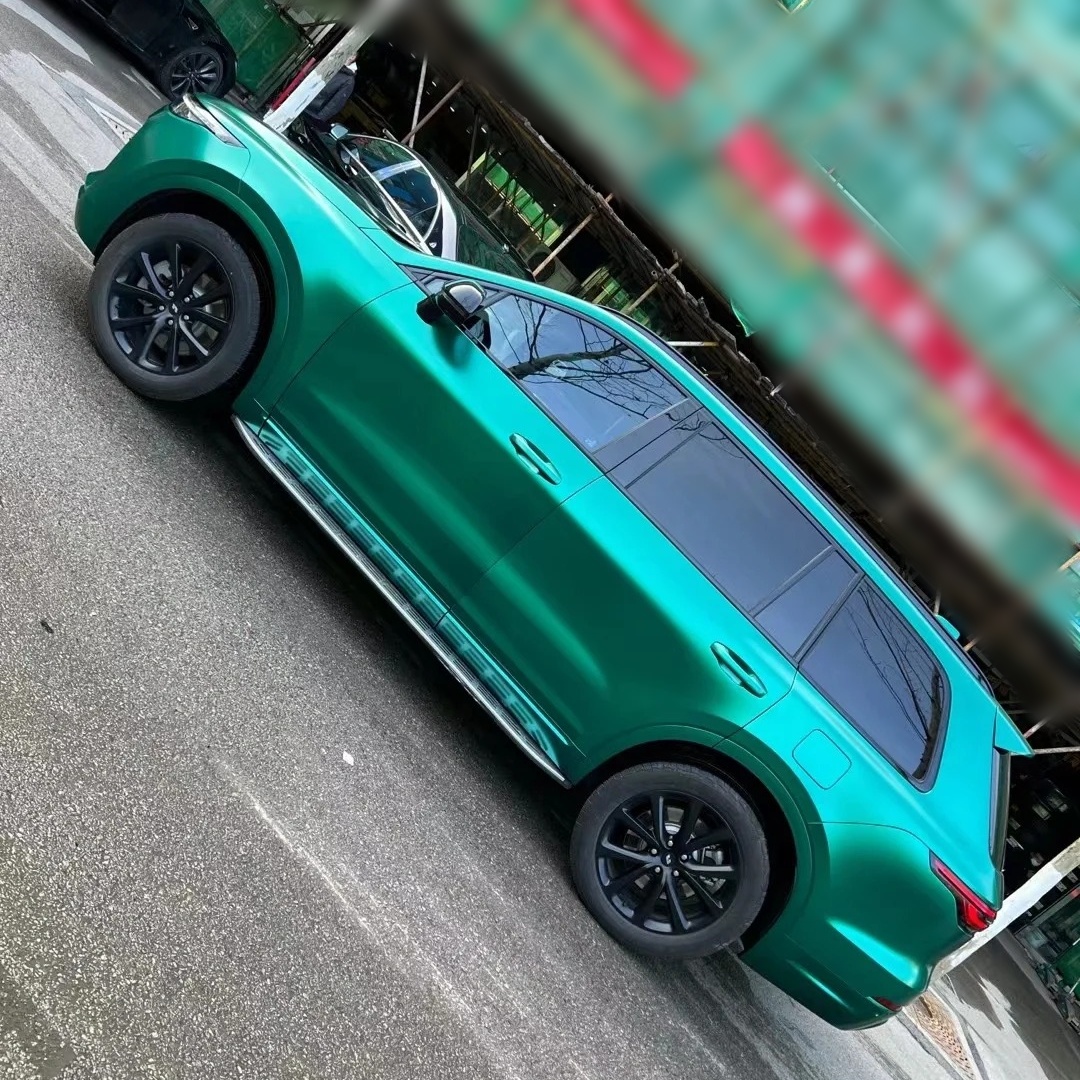 Ravoony Basic Pure Metal Emerald Green Car Wrap