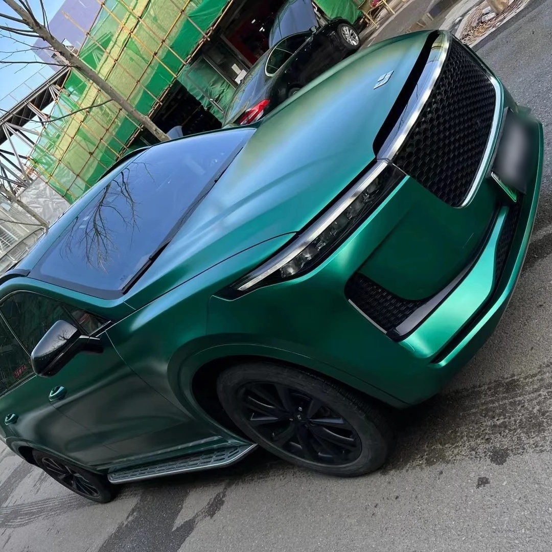 Ravoony Basic Pure Metal Emerald Green Car Wrap
