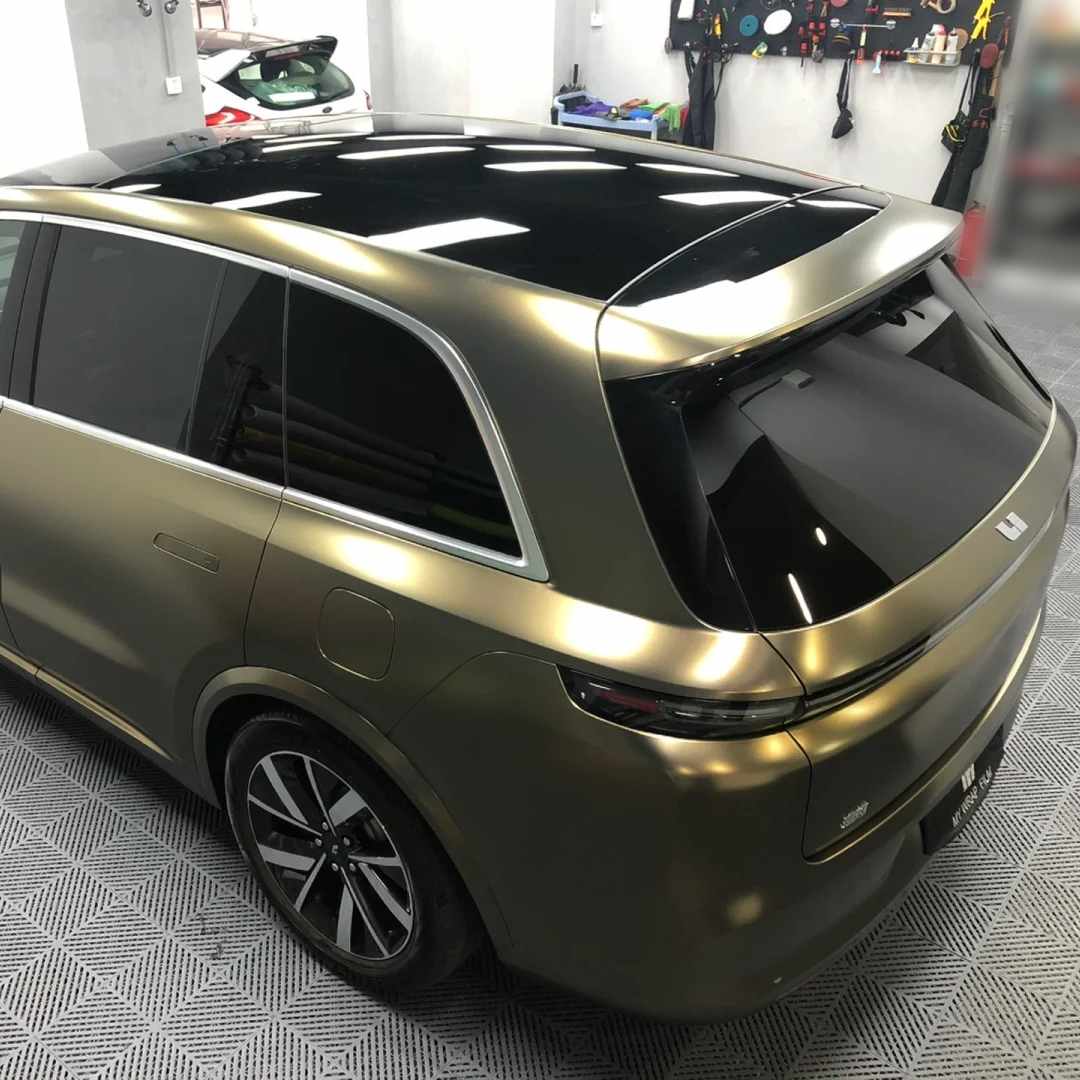 Ravoony Basic Pure Metal Gold Brown Car Wrap