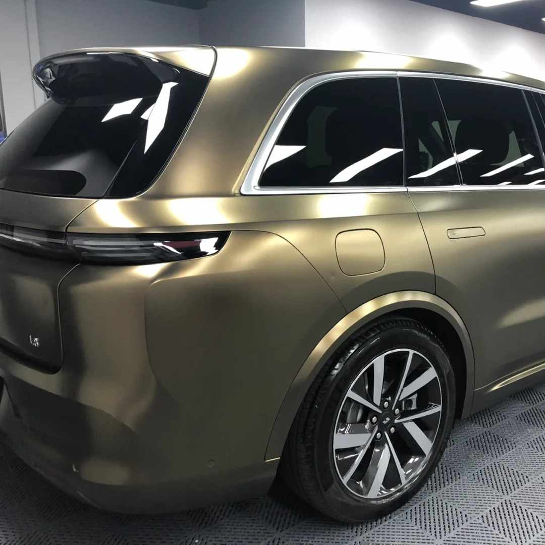 Ravoony Basic Pure Metal Gold Brown Car Wrap