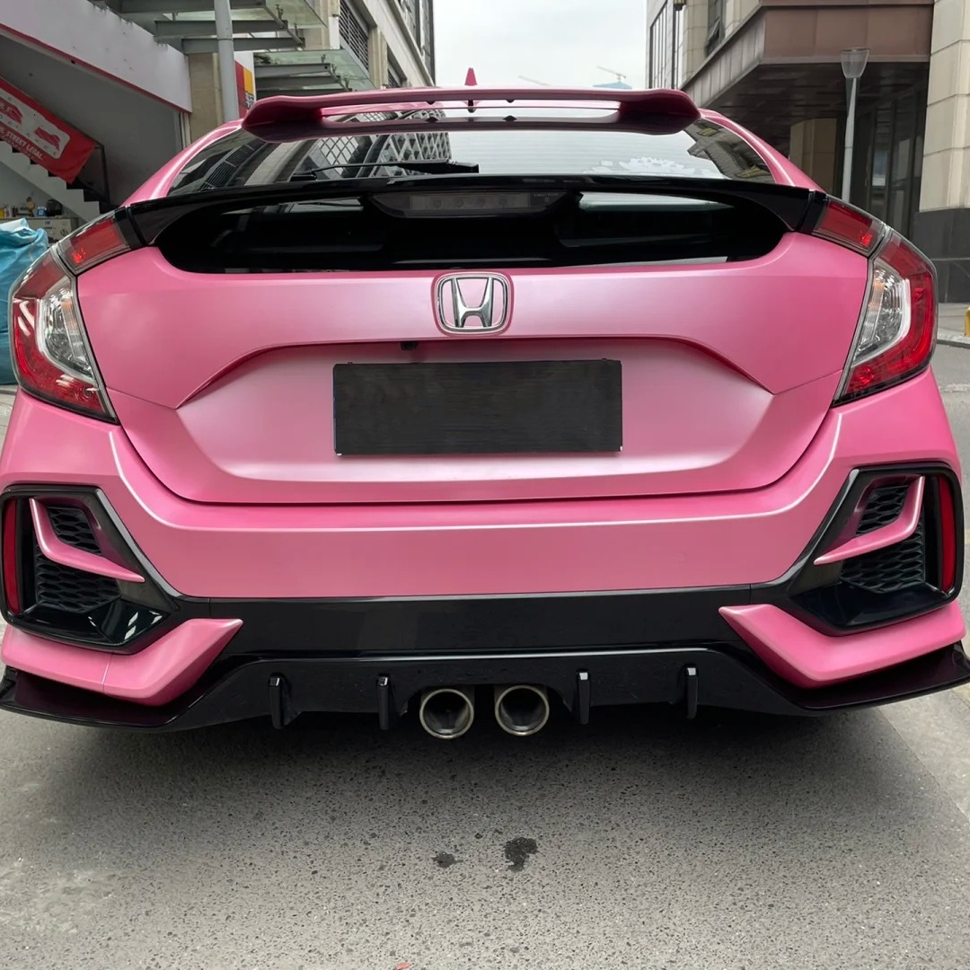 Ravoony Basic Pure Metallic Conch Pink Car Vinyl Wrap