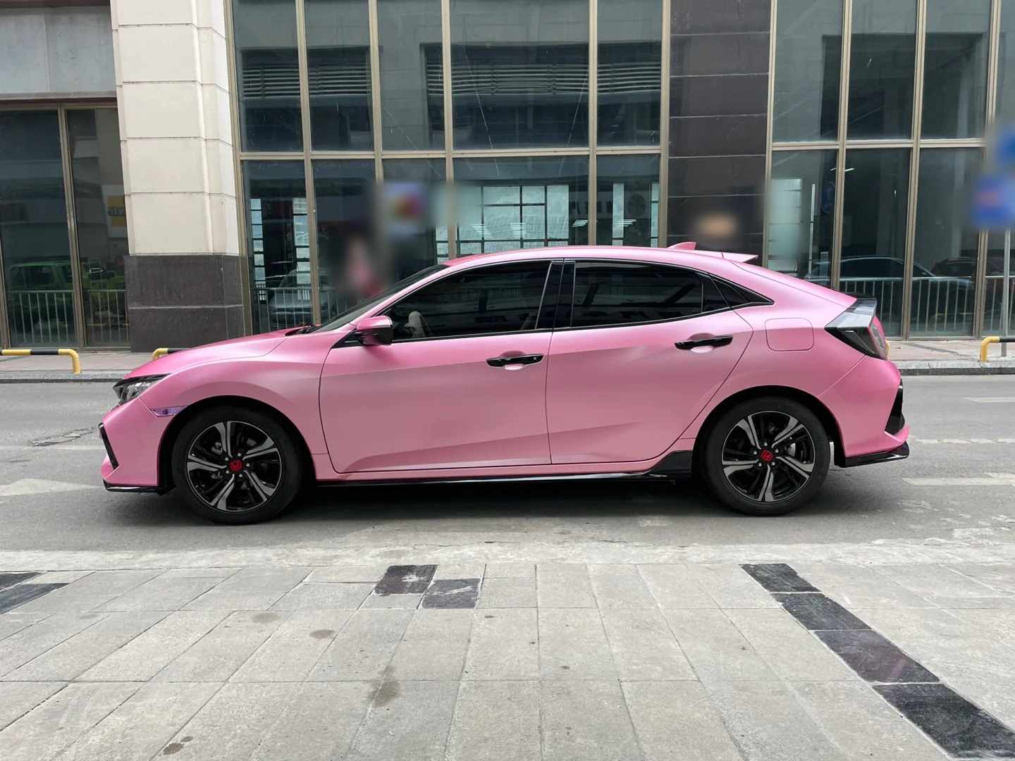 Ravoony Basic Pure Metallic Conch Pink Car Vinyl Wrap
