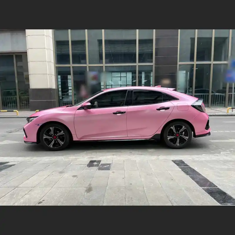 Ravoony Basic Pure Metallic Conch Pink Car Vinyl Wrap