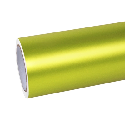 Ravoony Basic Pure Metallic Lemon Green Car Wrap 01