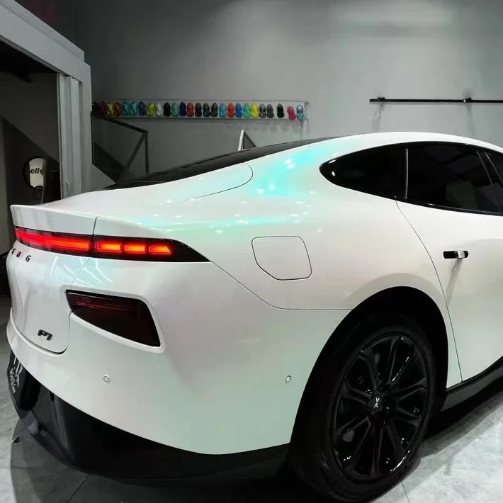 Ravoony Basic Gloss Aurora White Car Vinyl Wrap