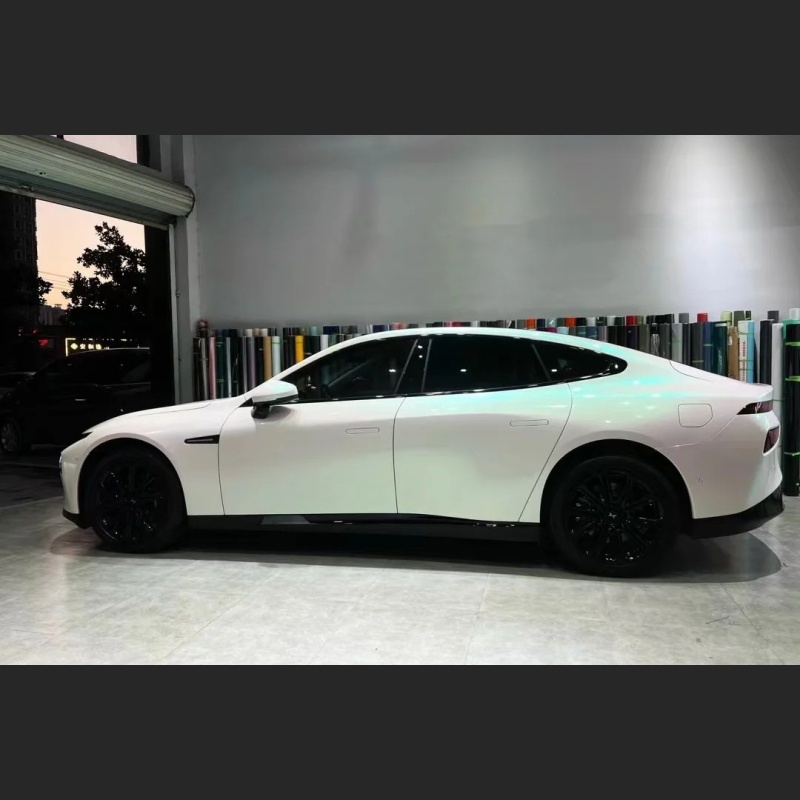 Ravoony Basic Gloss Aurora White Car Vinyl Wrap