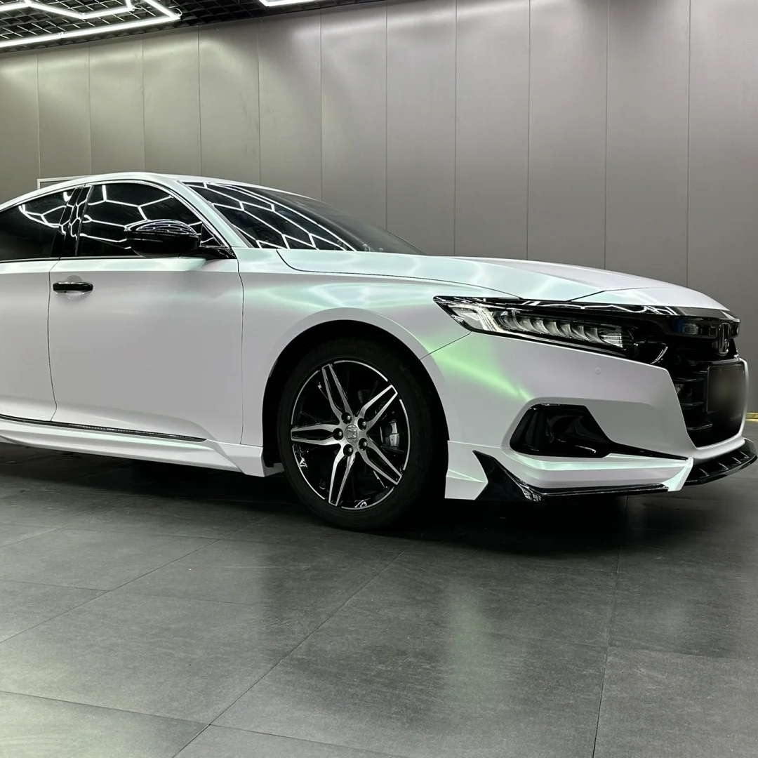 Ravoony Basic Matte Aurora White Car Vinyl Wrap