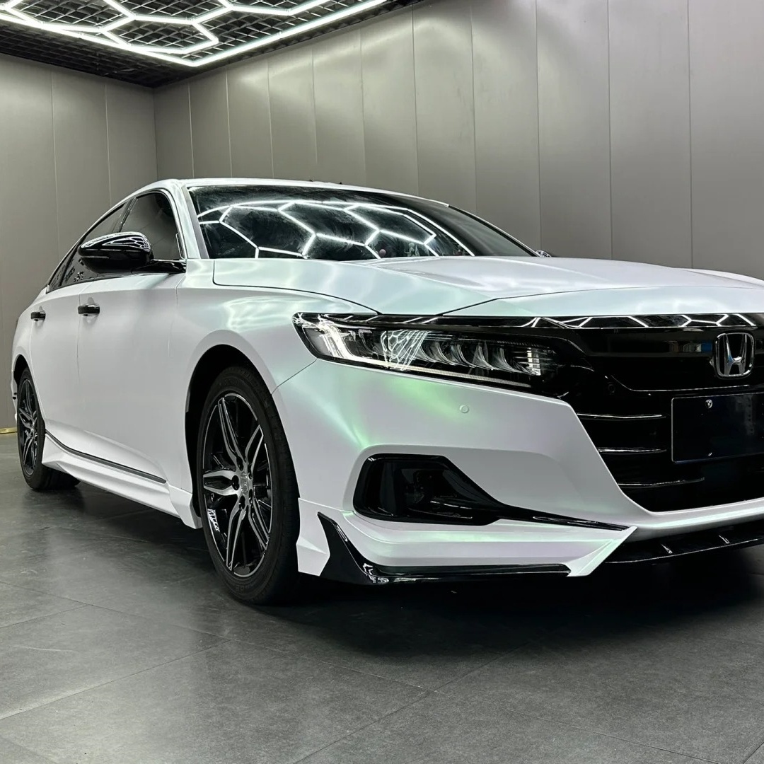 Ravoony Basic Matte Aurora White Car Vinyl Wrap