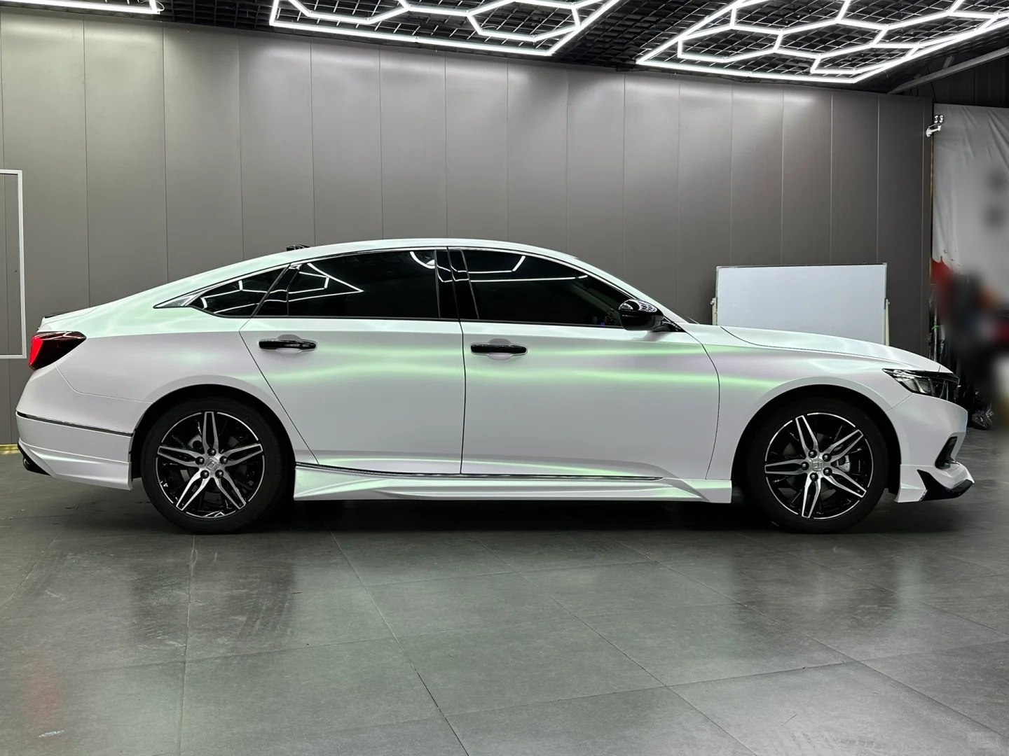 Ravoony Basic Matte Aurora White Car Vinyl Wrap