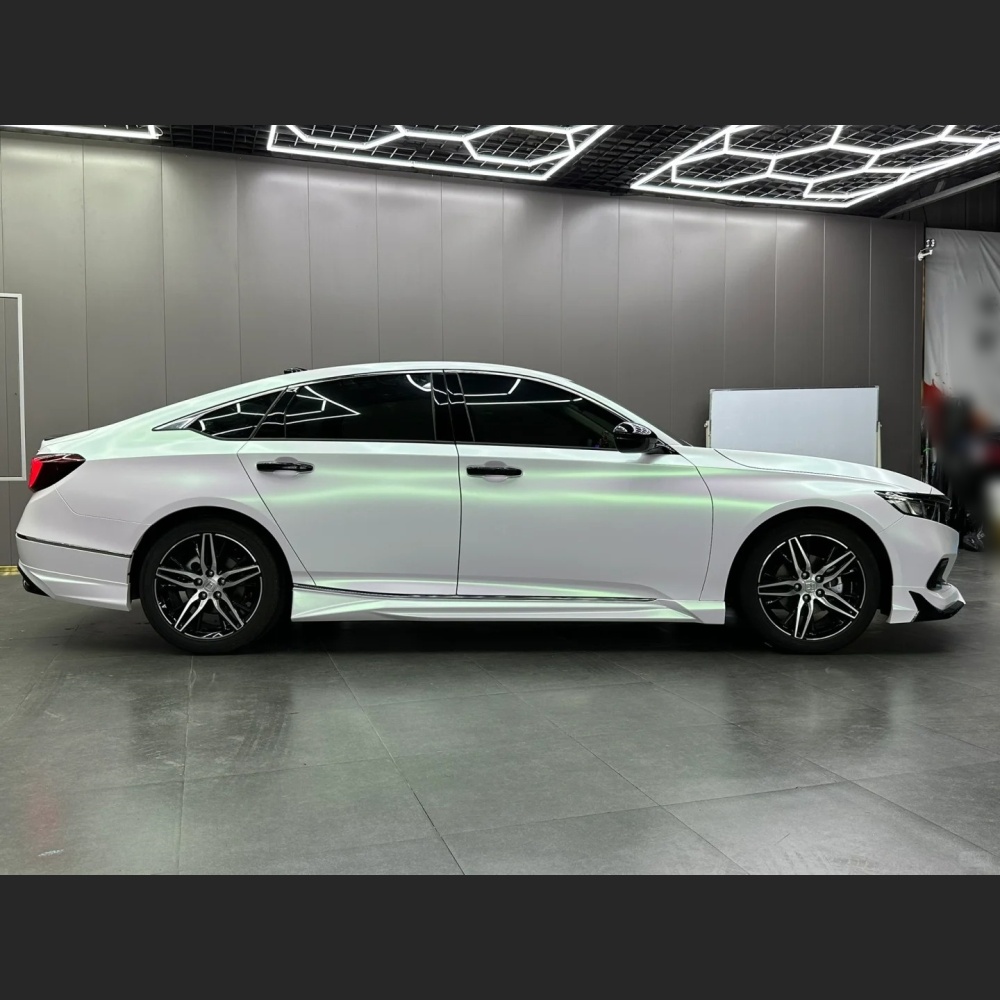 Ravoony Basic Matte Aurora White Car Vinyl Wrap