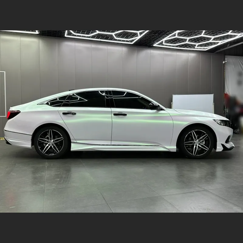 Ravoony Basic Matte Aurora White Car Vinyl Wrap