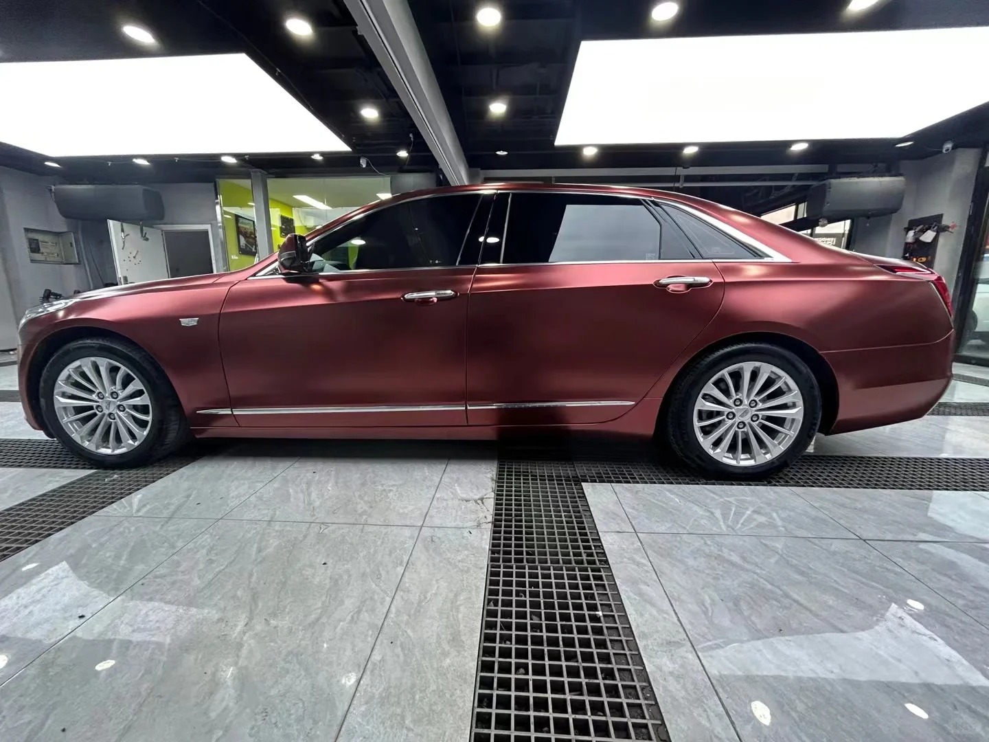 Ravoony Basic Pure Metallic Burgundy Car Wrap