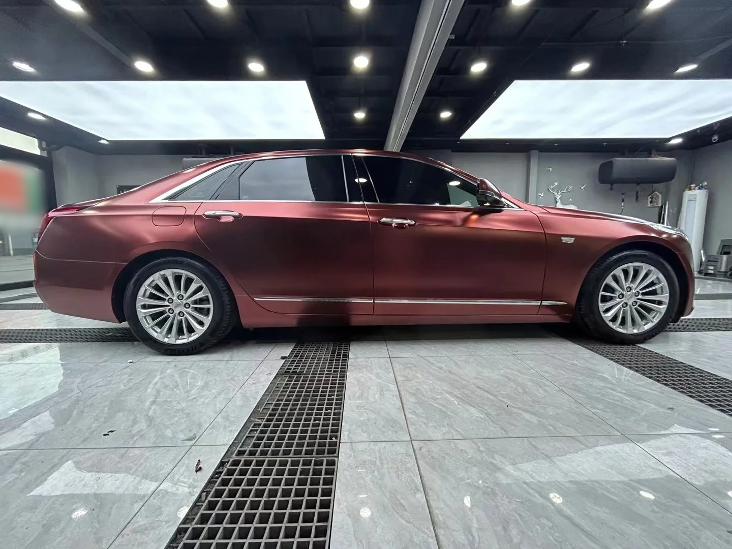 Ravoony Basic Pure Metallic Burgundy Car Wrap