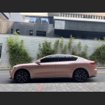Ravoony Basic Pure Metallic Rose Gold Car Vinyl Wrap