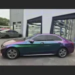 Ravoony Pro TPU Glossy Metallic Green Galaxy Car PPF Film