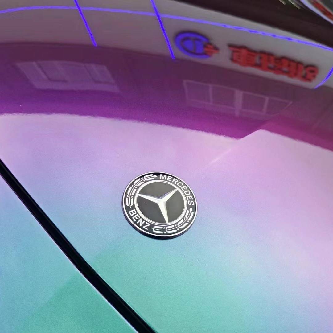 Ravoony Pro TPU Glossy Metallic Green Galaxy Car PPF Film