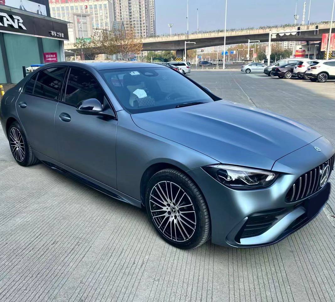   Ravoony Plus Ultra-Matte Blue Grey Car Wrap