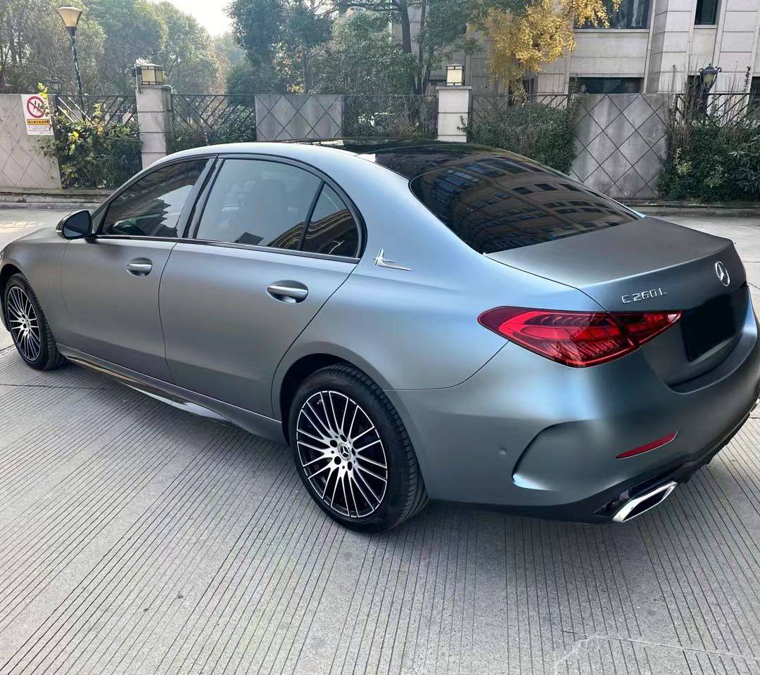   Ravoony Plus Ultra-Matte Blue Grey Car Wrap