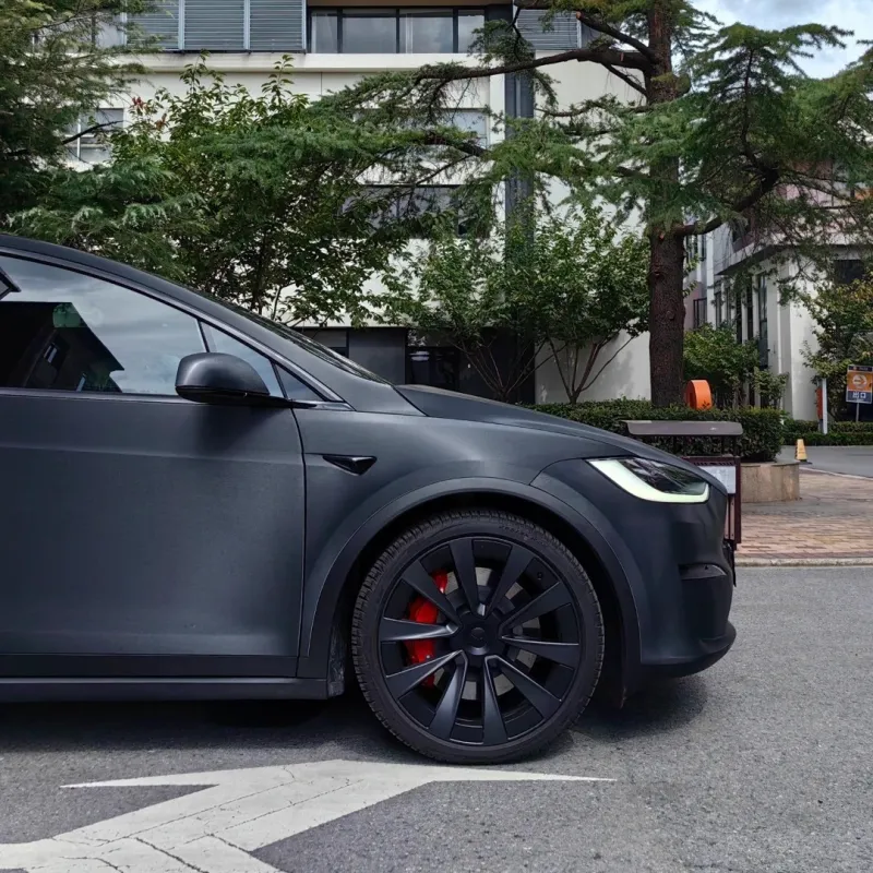 Ravoony Basic Metallic Brushed Black Car Vinyl Wrap