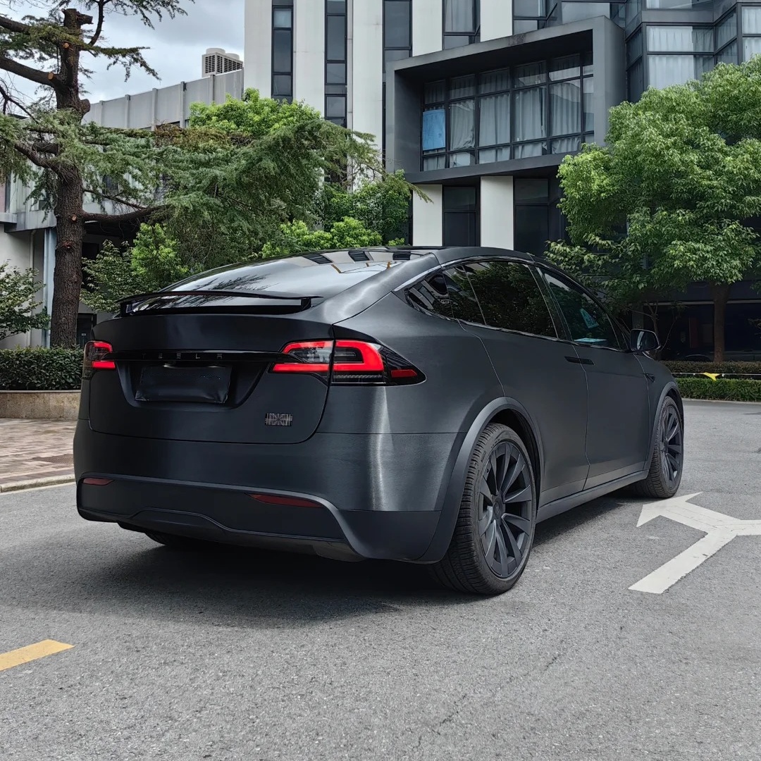 Ravoony Basic Metallic Brushed Black Car Vinyl Wrap