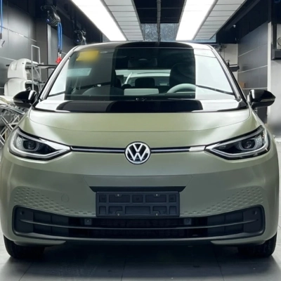 Ravoony Basic Ultra-Matte Ceramic Khaki Green Car Vinyl Wrap 02