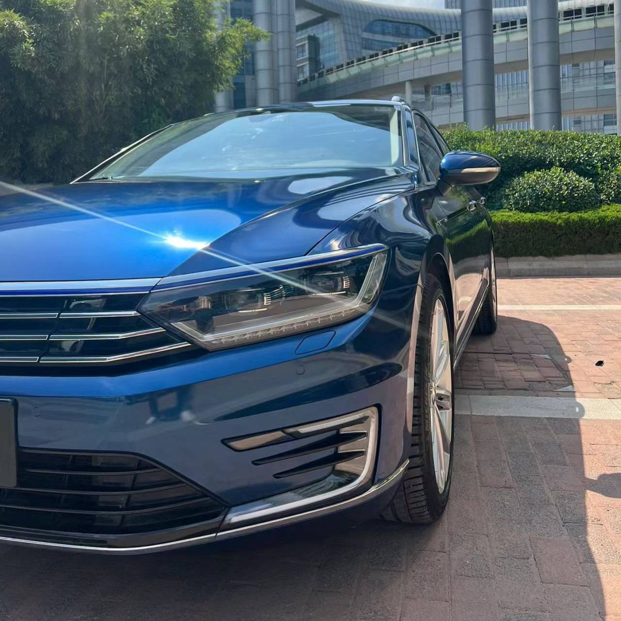 Ravoony Plus PET Shadow Blue Car Vinyl Wrap