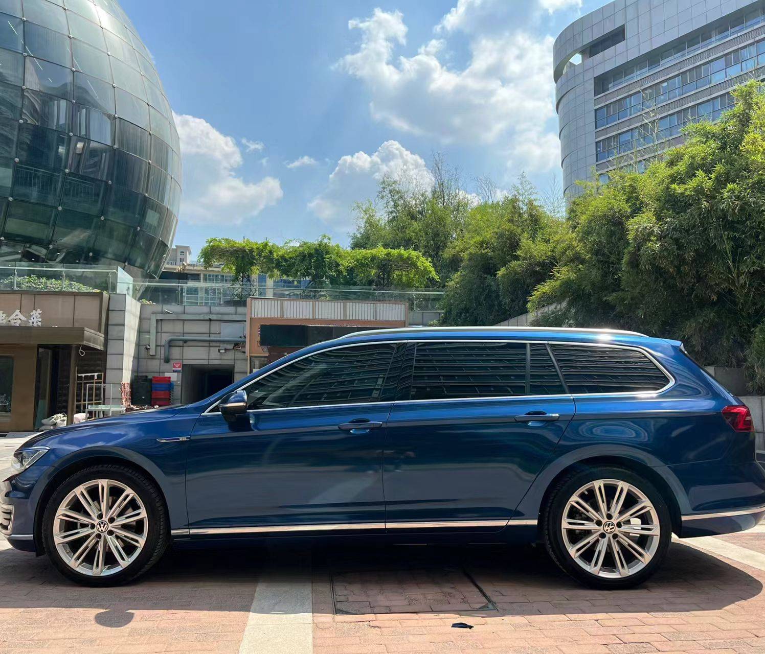 Ravoony Plus PET Shadow Blue Car Vinyl Wrap