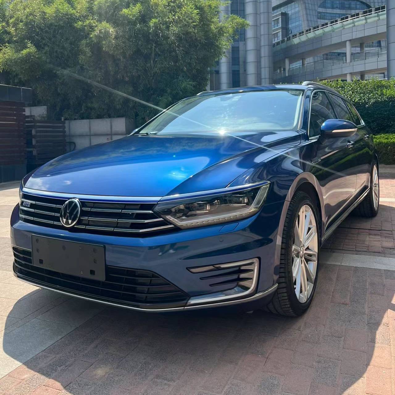 Ravoony Plus PET Shadow Blue Car Vinyl Wrap