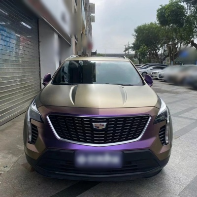 Ravoony Basic Matte Diamond Purple Car Wrap 02