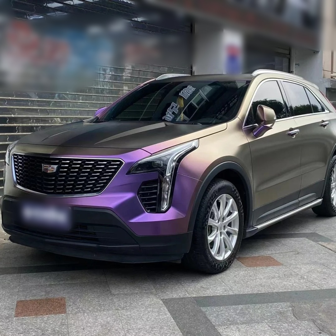 Ravoony Basic Matte Diamond Purple Car Wrap