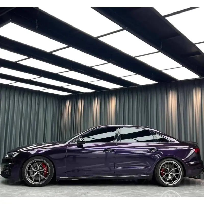 Gloss Ghost Midnight Purple Car Vinyl Wrap