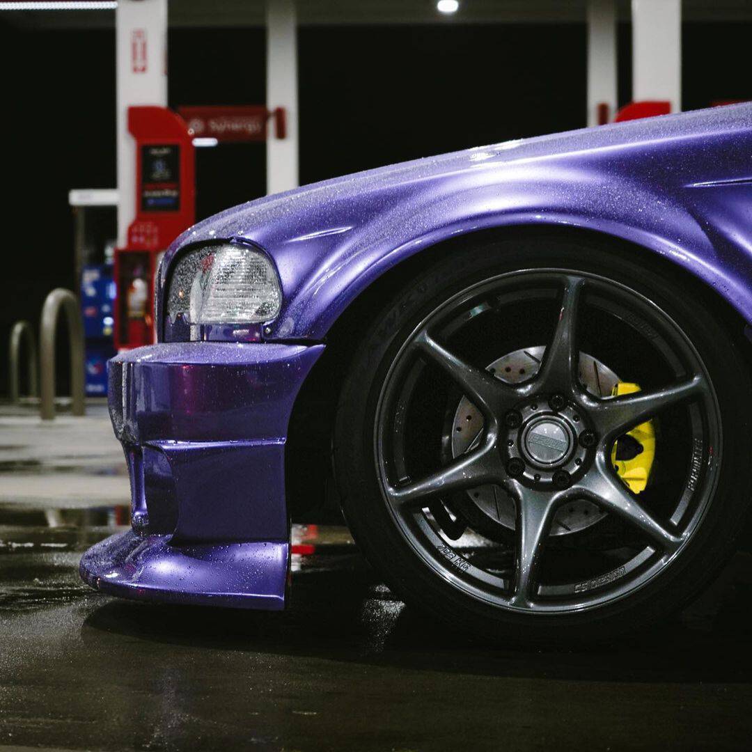 Ravoony Plus Gloss Liquid Metallic Viola Purple Car Wrap